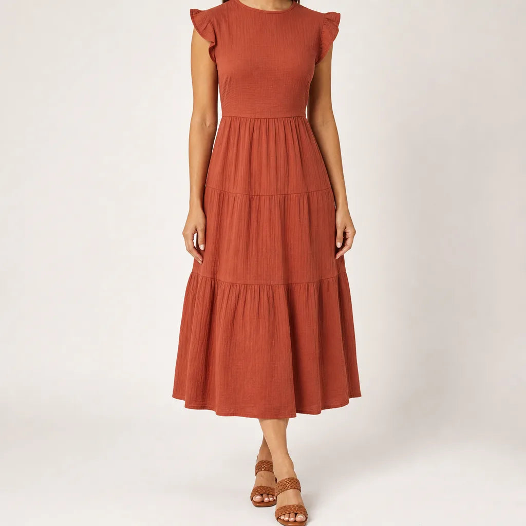 Linnet | Women's Tiered Sleeveless Dress