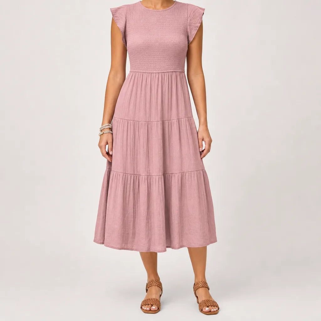 Linnet | Women's Tiered Sleeveless Dress