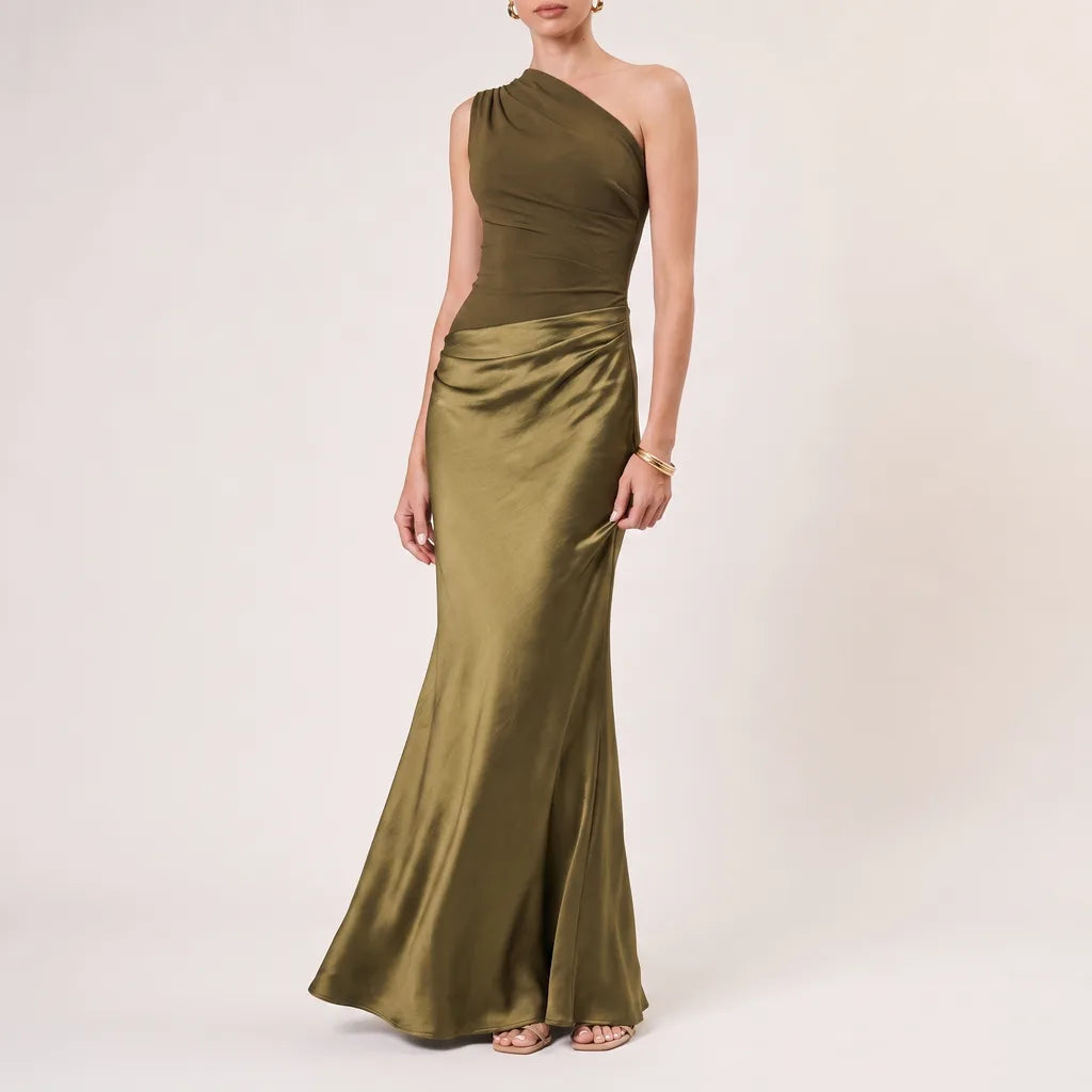 Livia | Women's One-Shoulder Maxi Dress