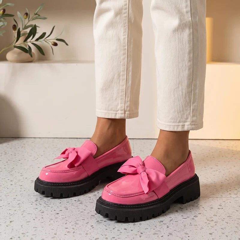 Babette Platform Bow Loafers