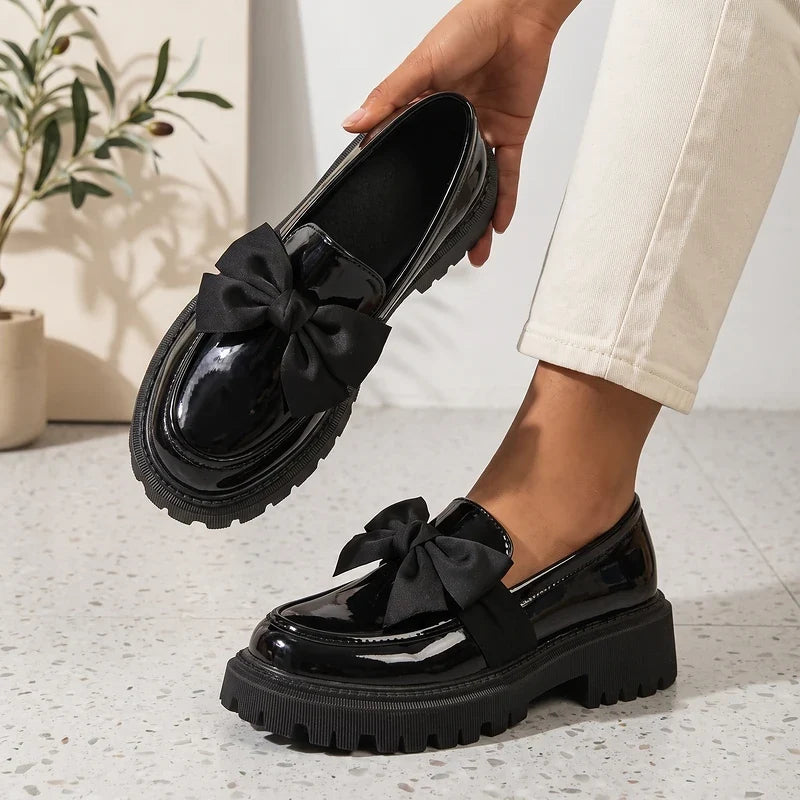 Babette Platform Bow Loafers
