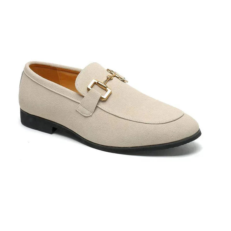 Luxury suede shoes.