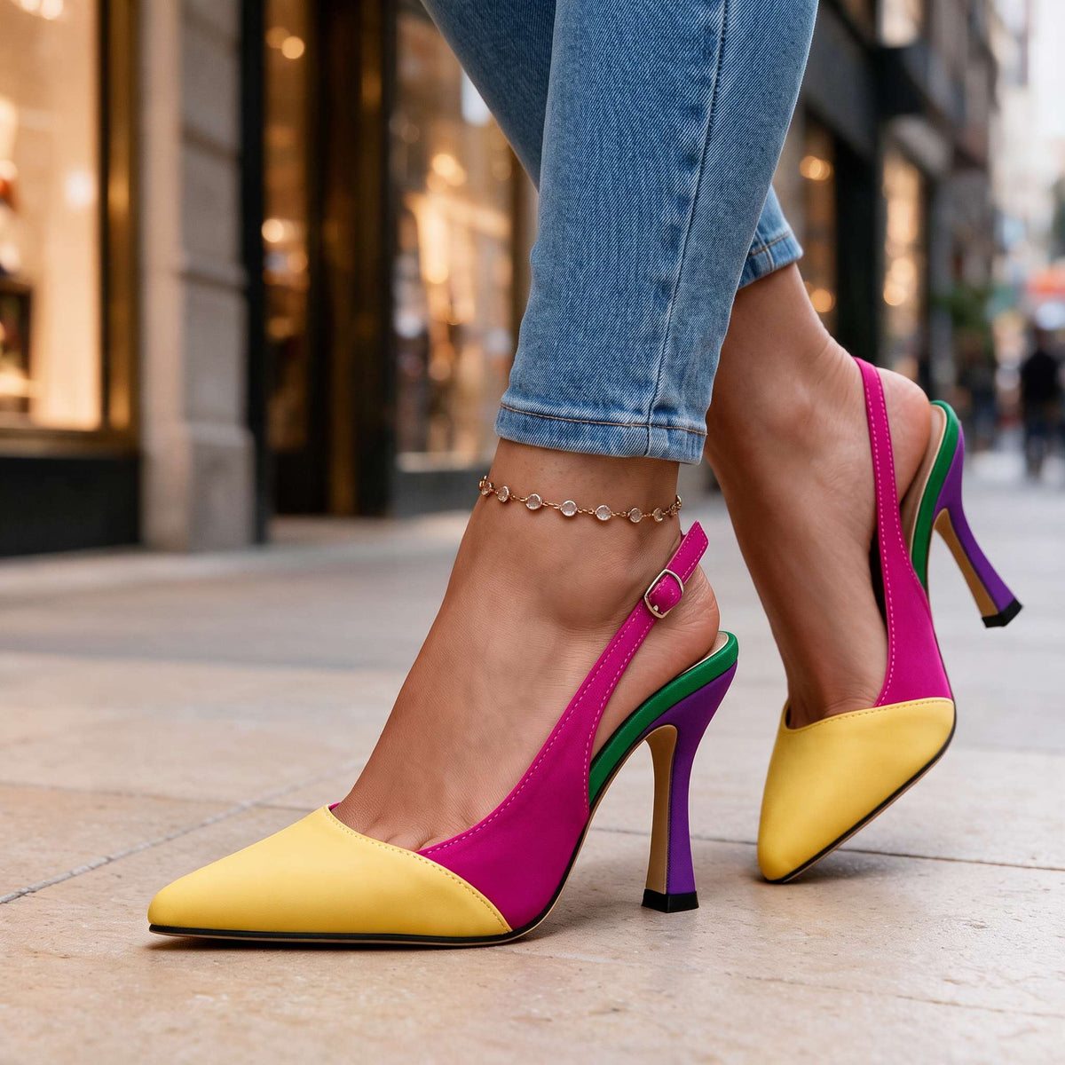 Layla | Women's Slingback Stiletto Heels
