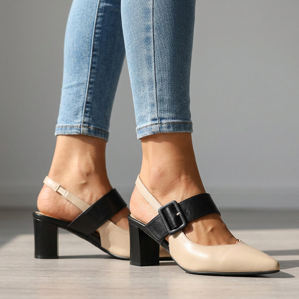 Georgiana | Women's Slingback Heels