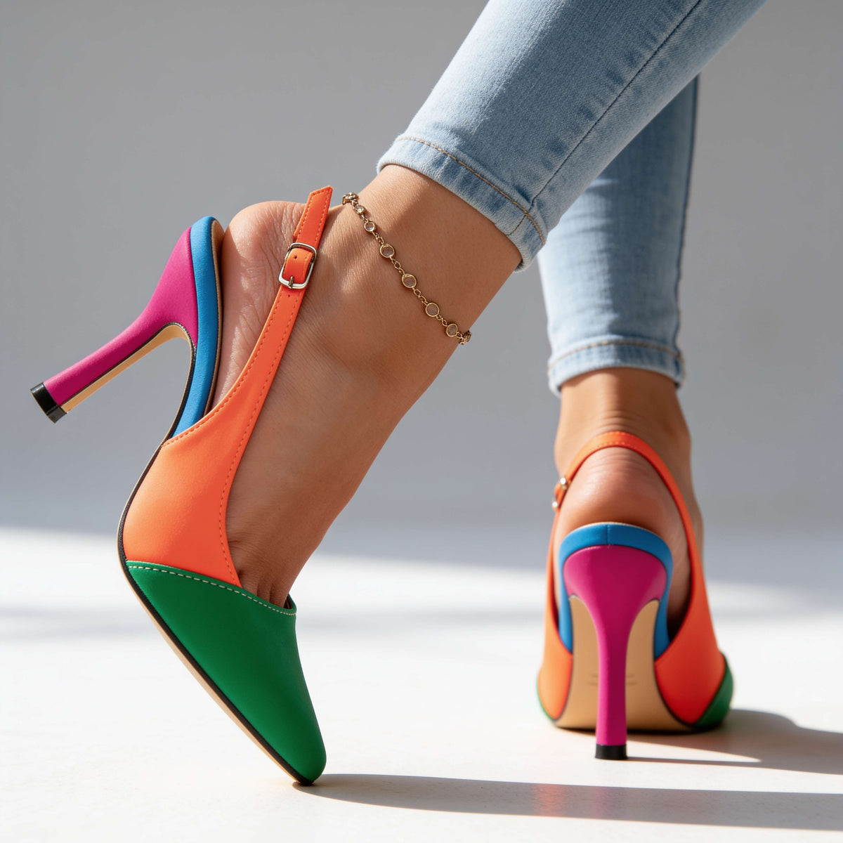 Layla | Women's Slingback Stiletto Heels