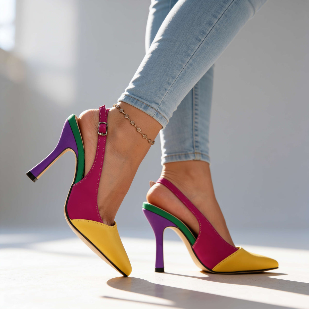 Layla | Women's Slingback Stiletto Heels