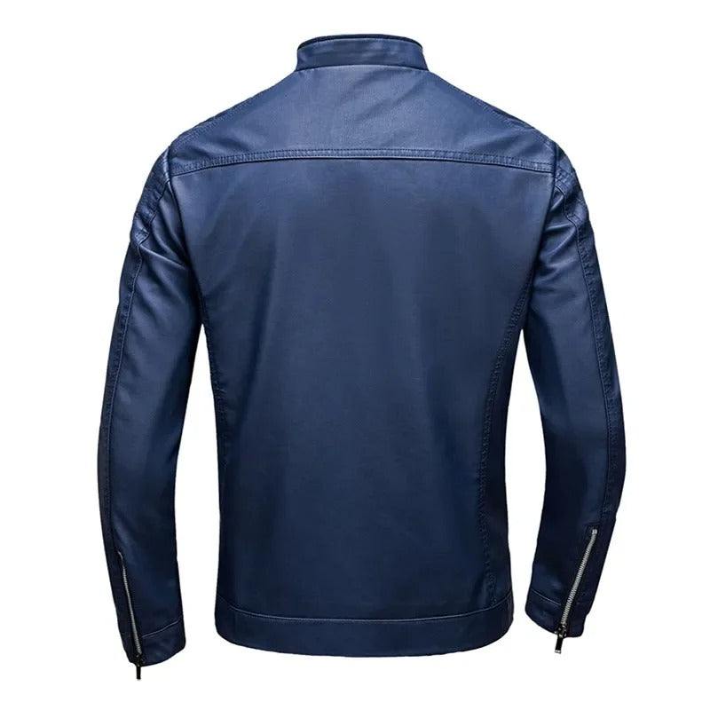 RAISED COLLAR ZIP JACKET FOR MEN