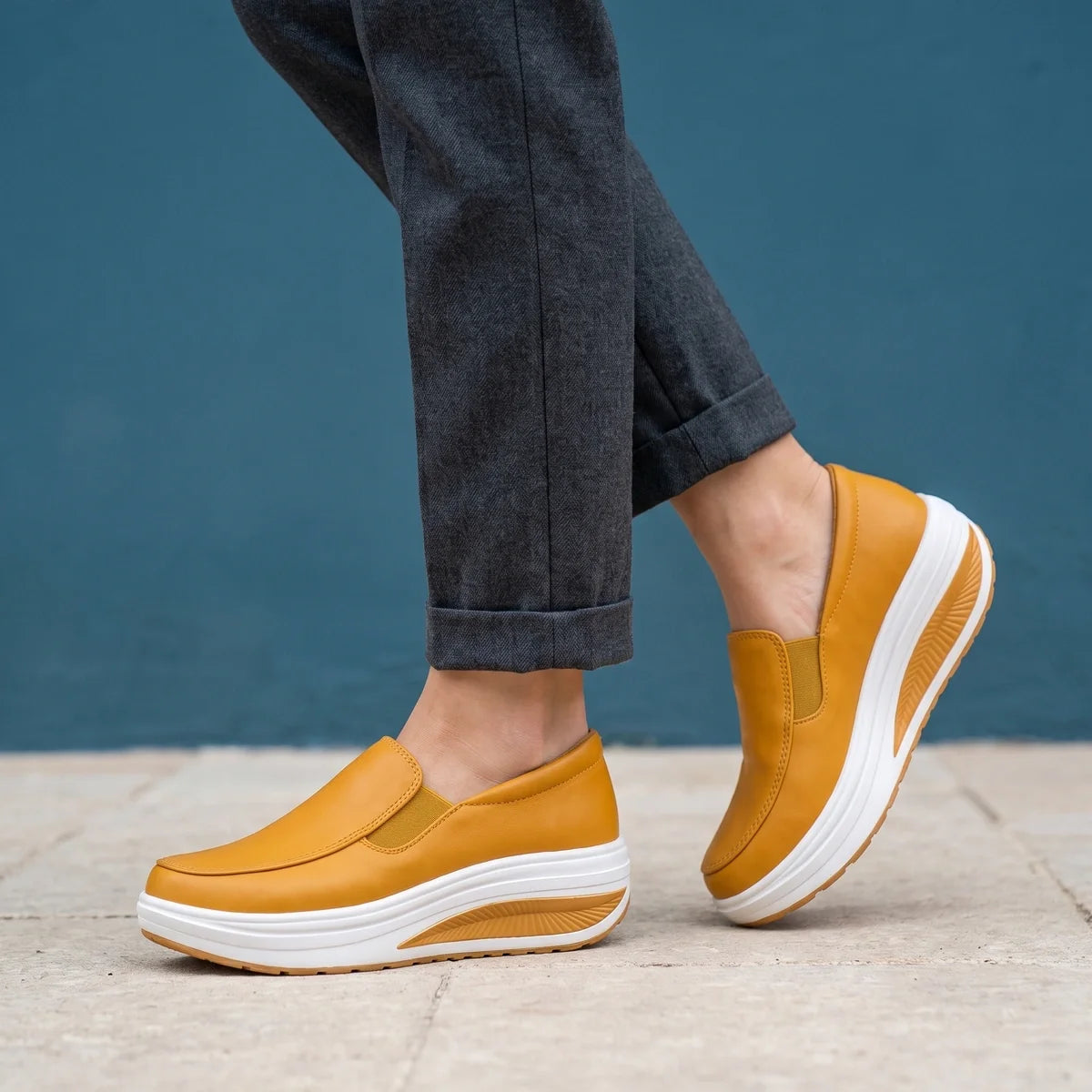 Matilda Slip On Platform Rocker Sneakers