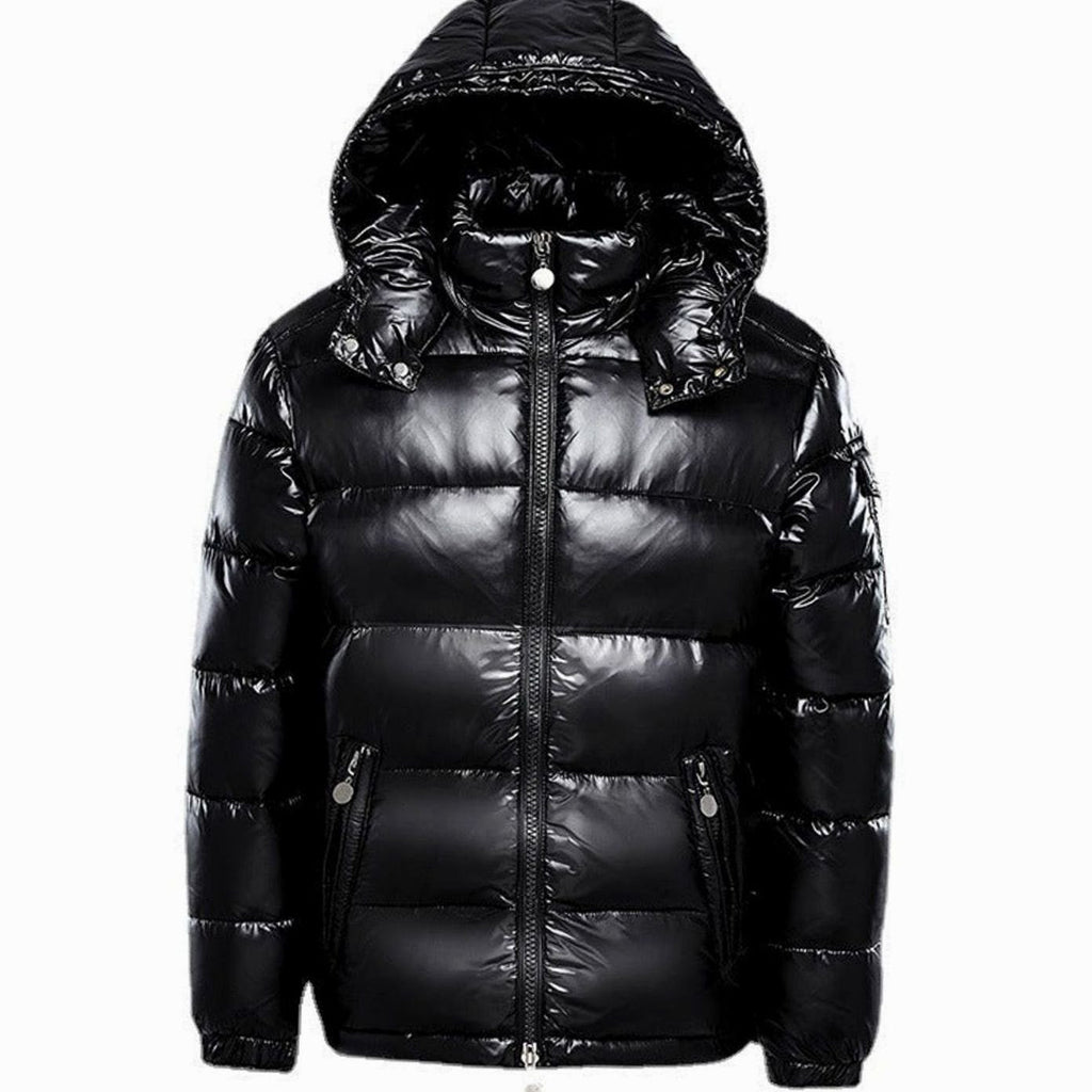 Men's Hooded Insulated Puffer Quilted Jacket Full-Zip