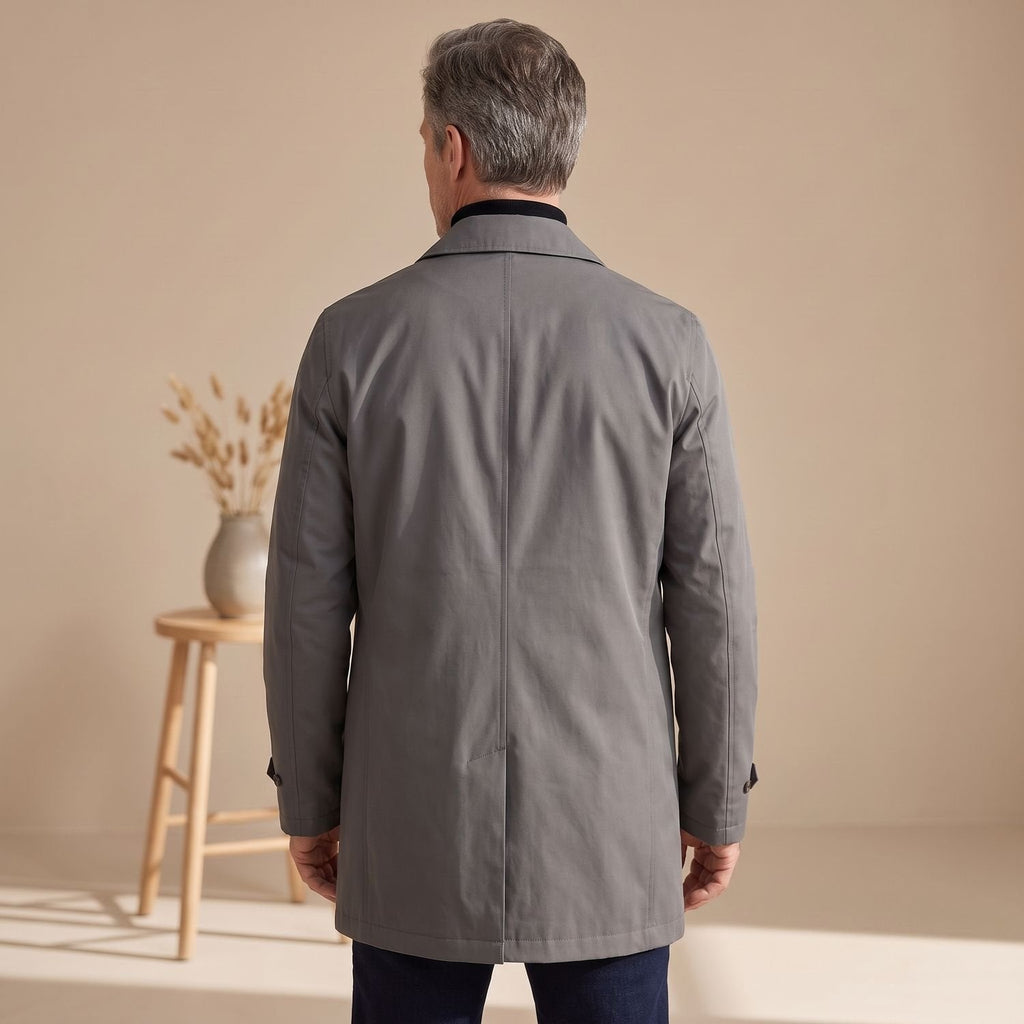 Jackson | Men's Regular-Fit Button-Front Weather-Resistant Trench Coat