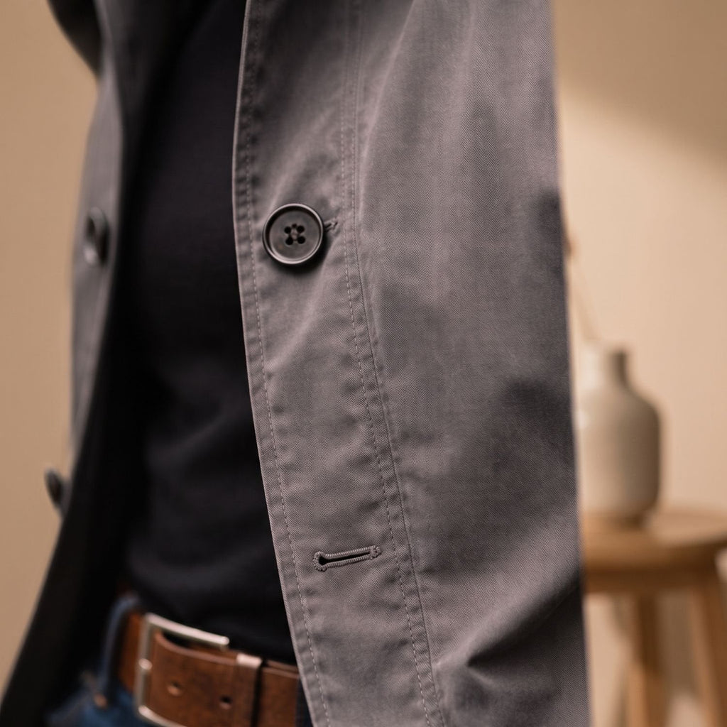 Jackson | Men's Regular-Fit Button-Front Weather-Resistant Trench Coat