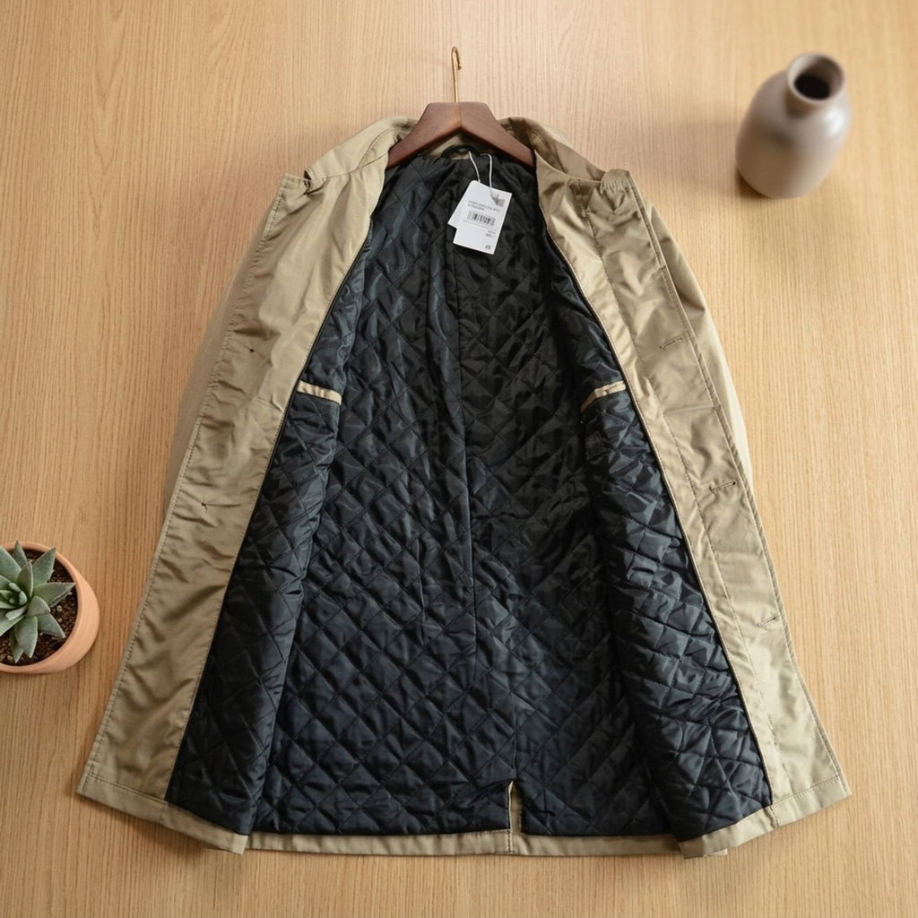 Jackson | Men's Regular-Fit Button-Front Weather-Resistant Trench Coat