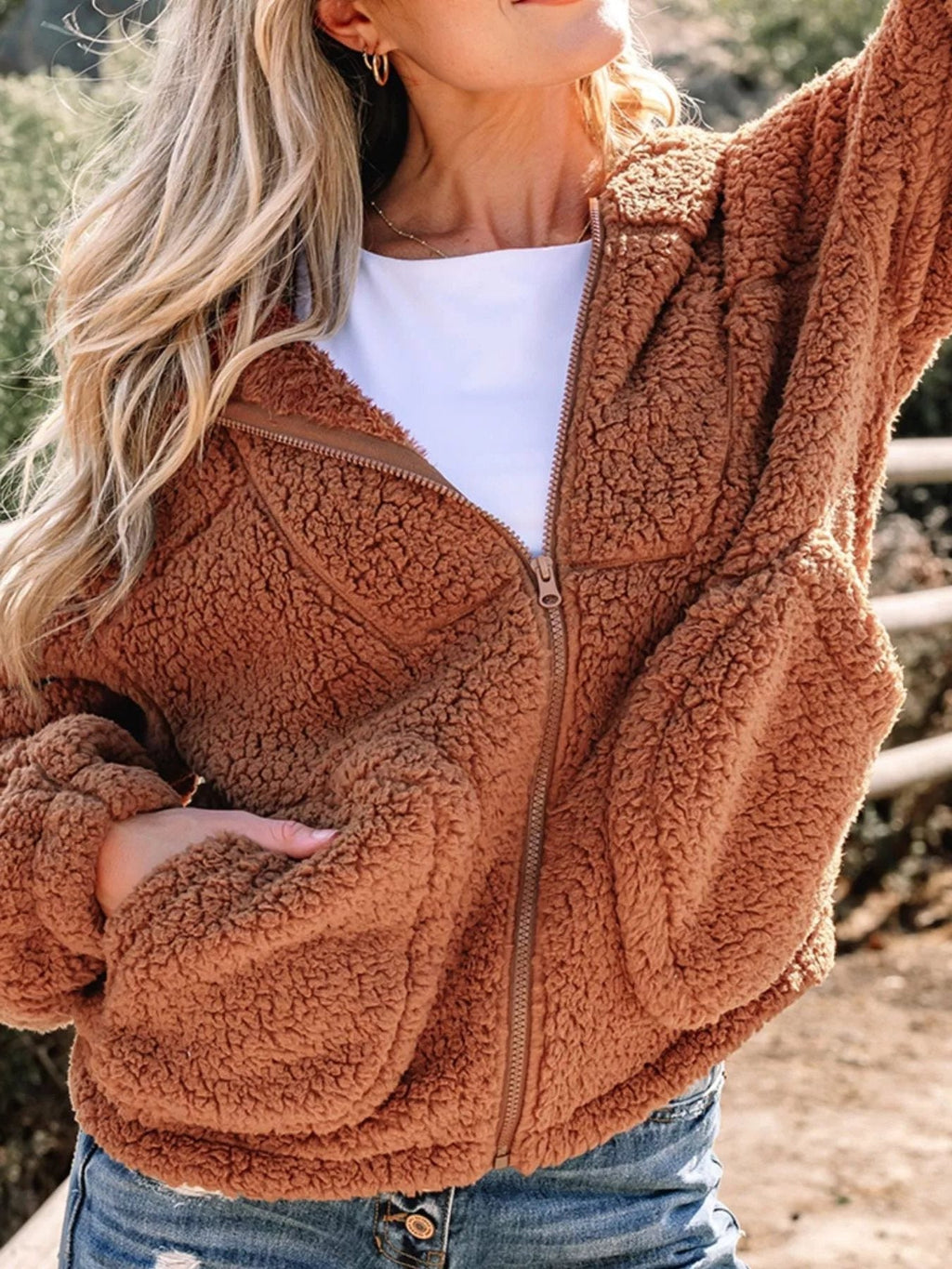 Mignon | Fleece Zip-Up Jacket for Women