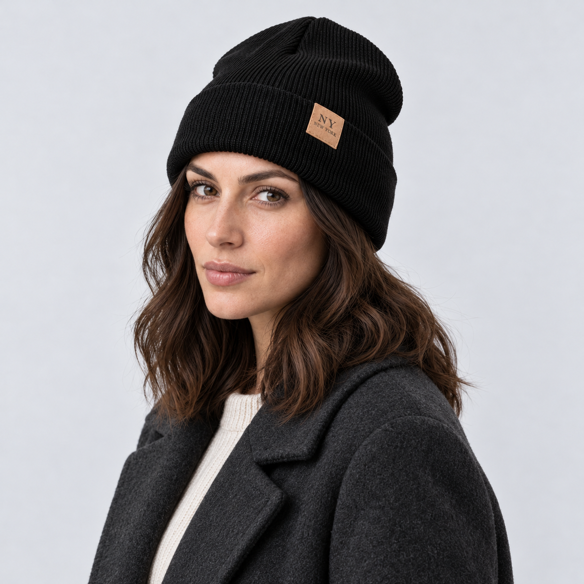 Montarello Women’s Hat Beanie Slouchy Knitted Cuffed