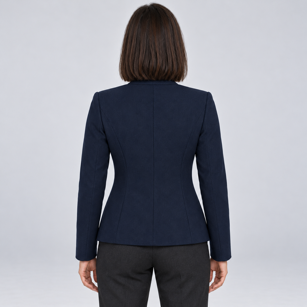 Montarello Women's Open Front Longline Blazer