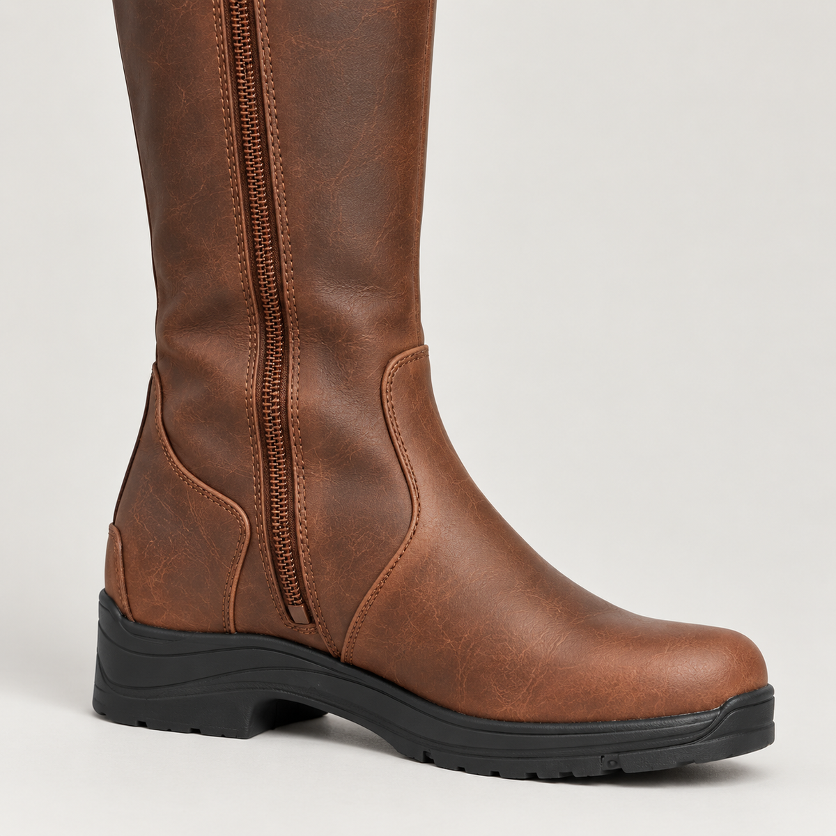 Montarello Women's Boots Knee High Waterproof Adjustable Strap