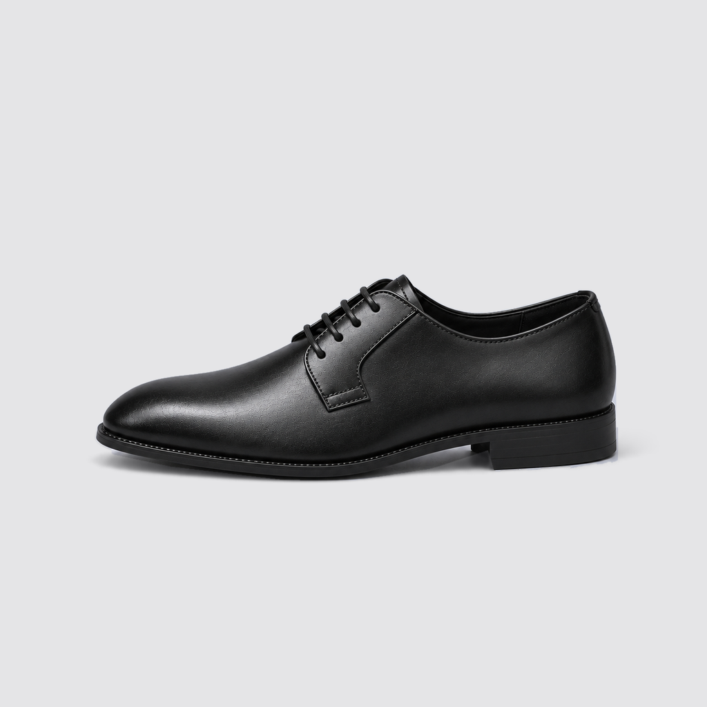 Montarello Men's Leather-Look Derby Dress Shoes