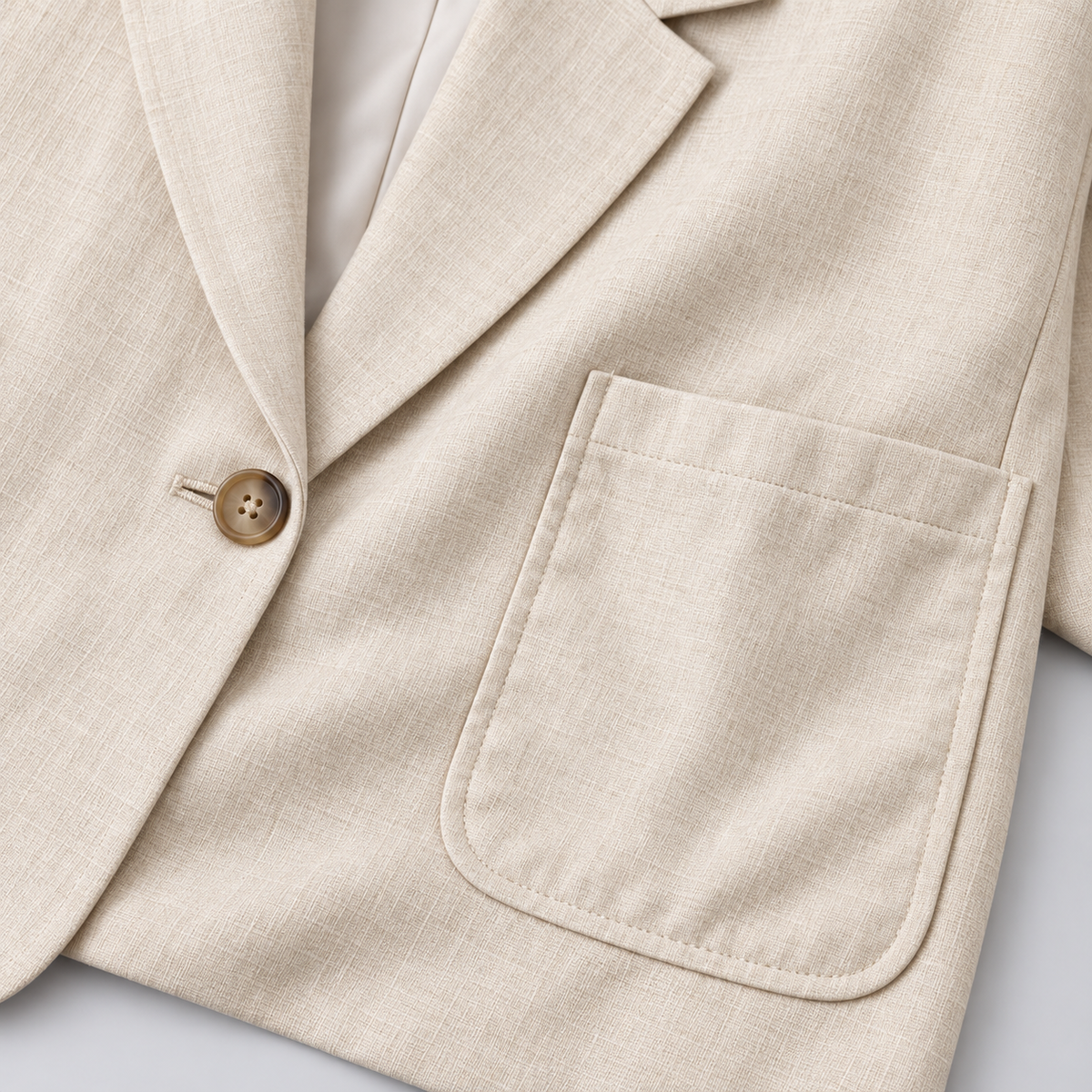 Montarello Women's Blazer Lightweight Three-Quarter Sleeve