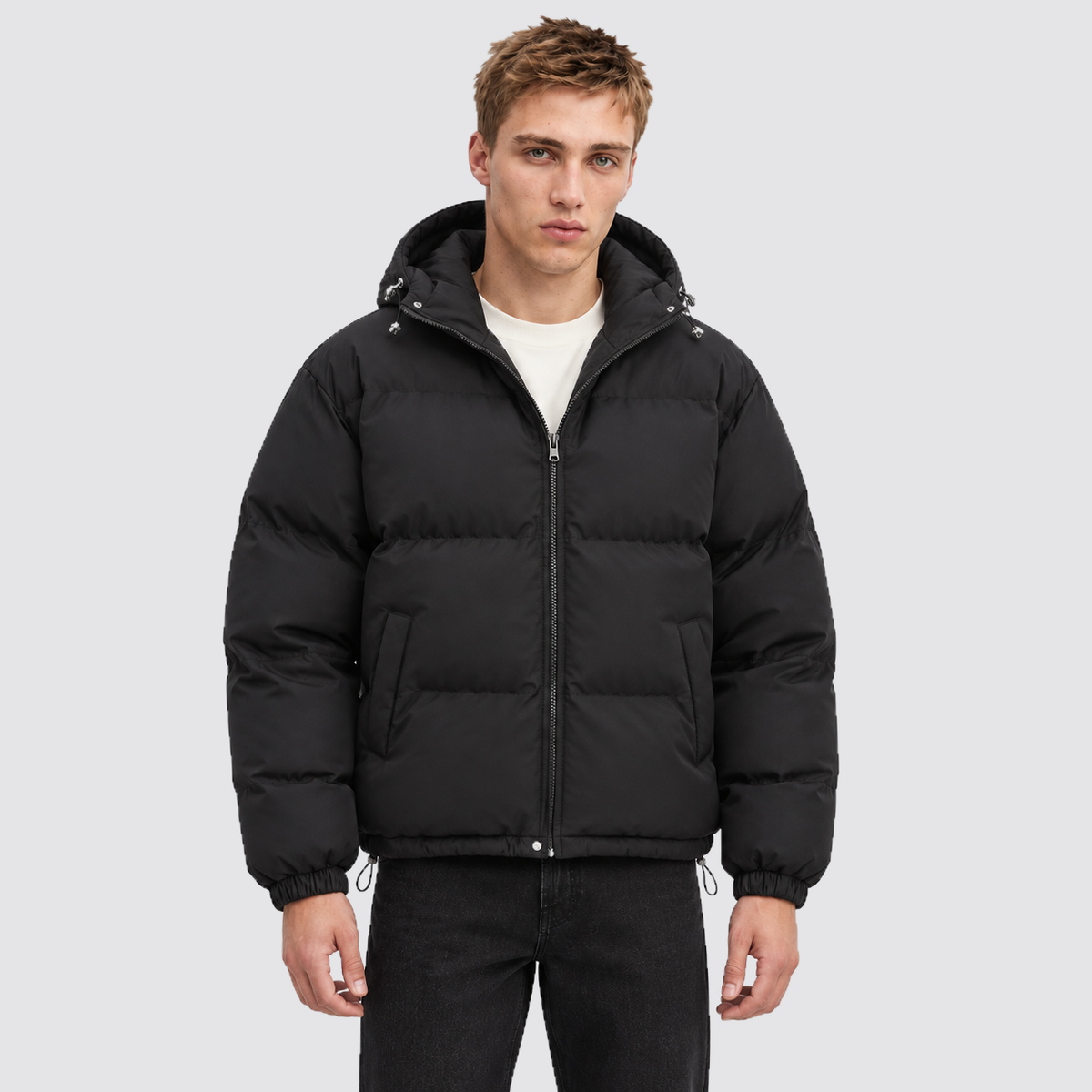 Montarello Unisex Hooded Cotton Puffer Jacket