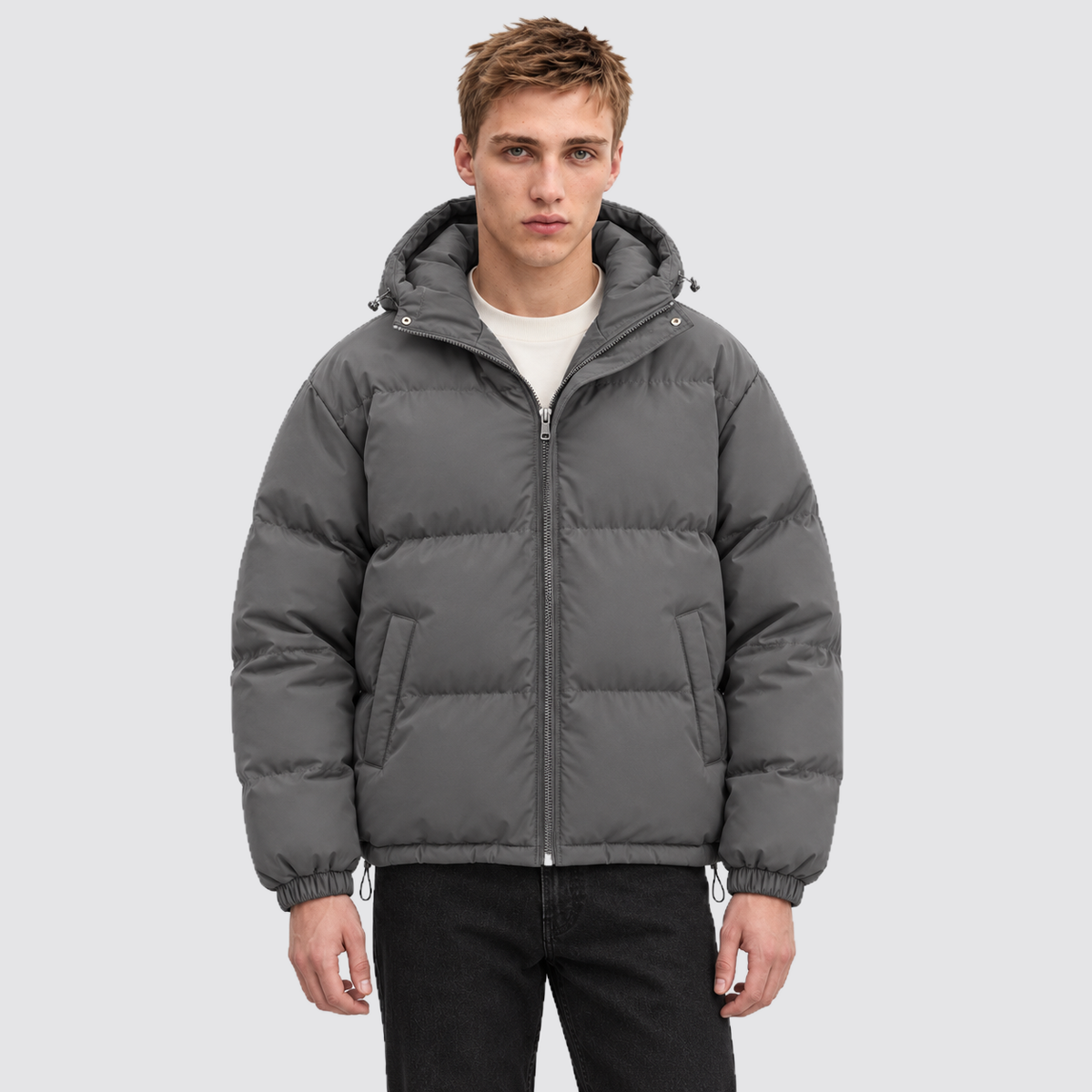 Montarello Unisex Hooded Cotton Puffer Jacket