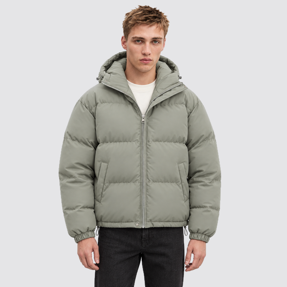 Montarello Unisex Hooded Cotton Puffer Jacket