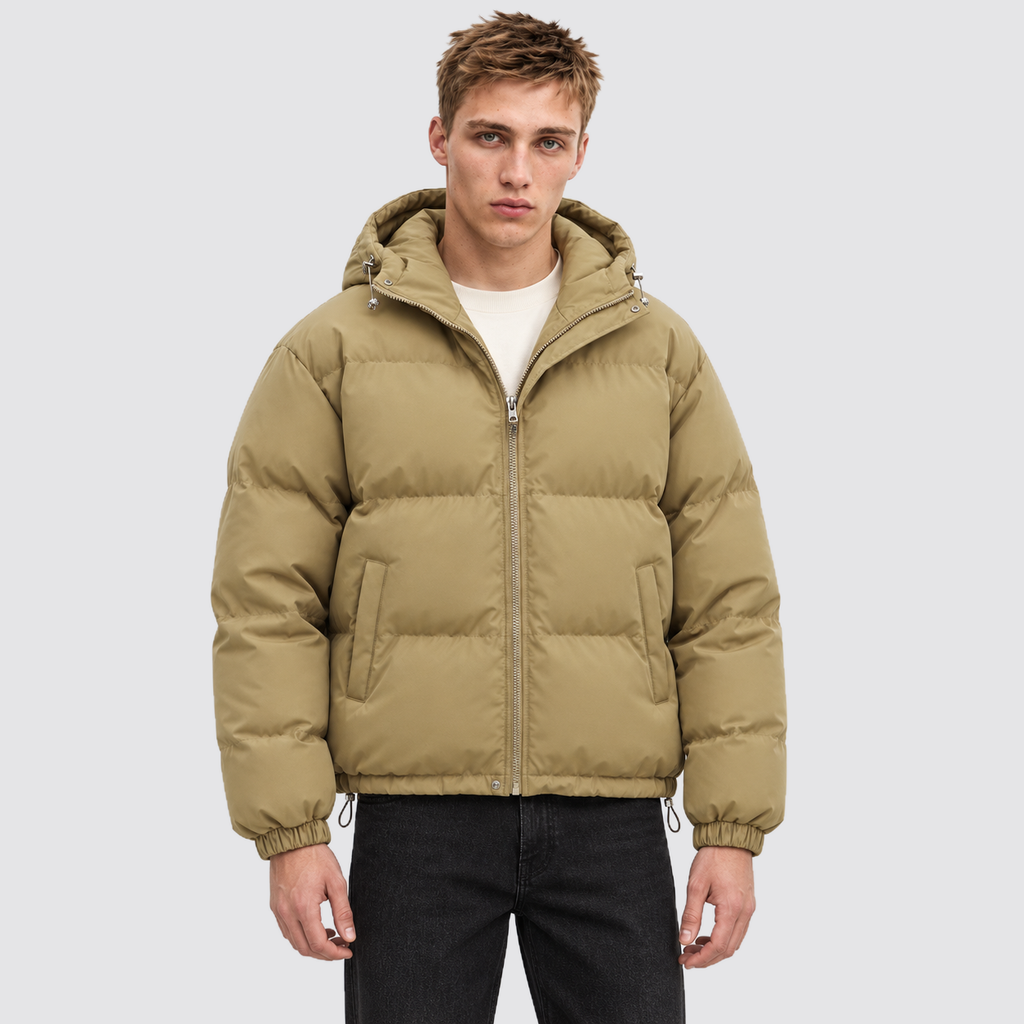 Montarello Unisex Hooded Cotton Puffer Jacket