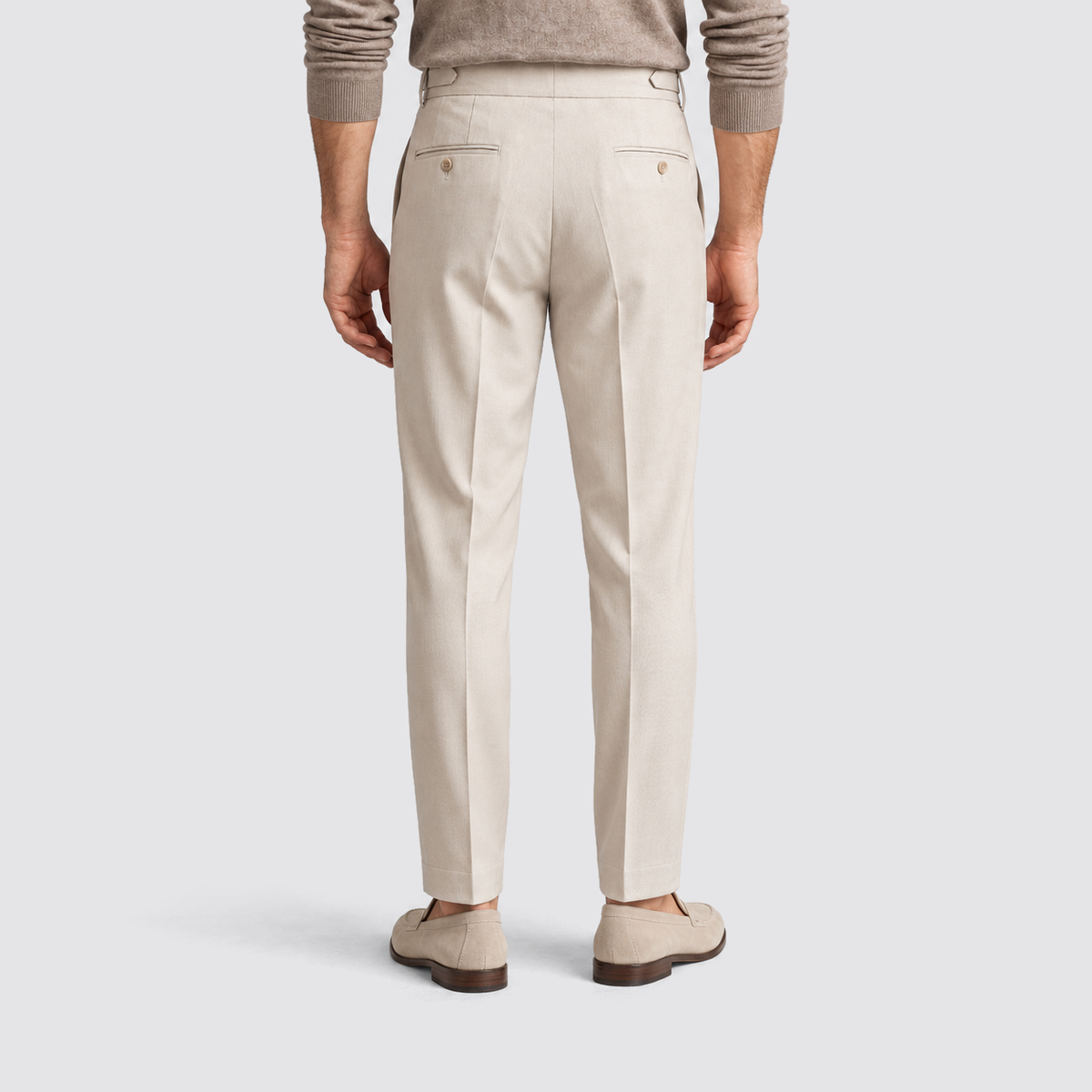 Montarello Men's Tailored Fit Trousers