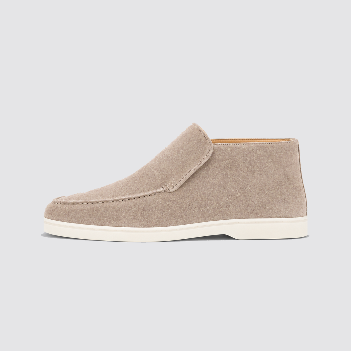 Montarello Men's Ankle Boots Suede-Look Slip-On