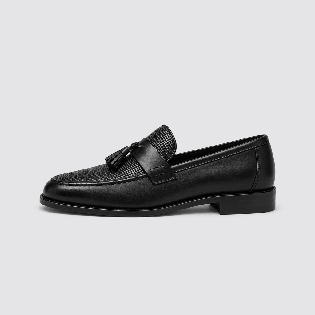 Montarello Men's Woven Tassel Slip-On Loafers