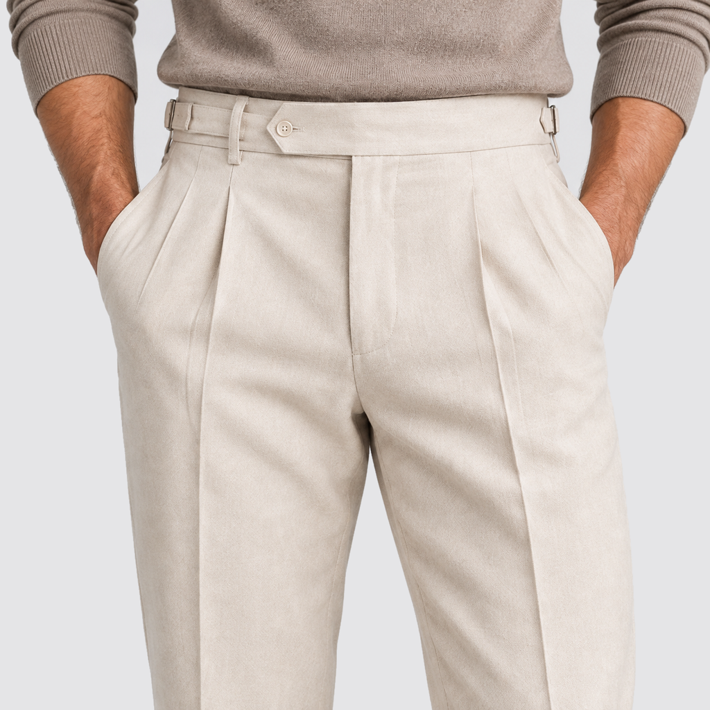 Montarello Men's Tailored Fit Trousers