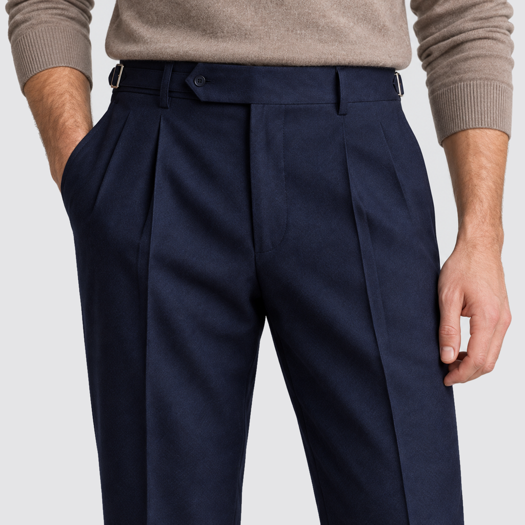 Montarello Men's Tailored Fit Trousers