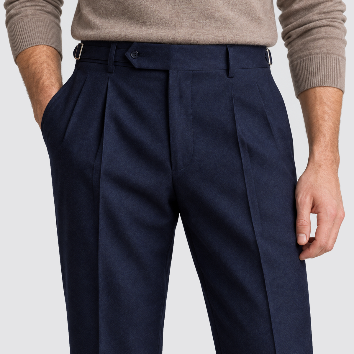 Montarello Men's Tailored Fit Trousers