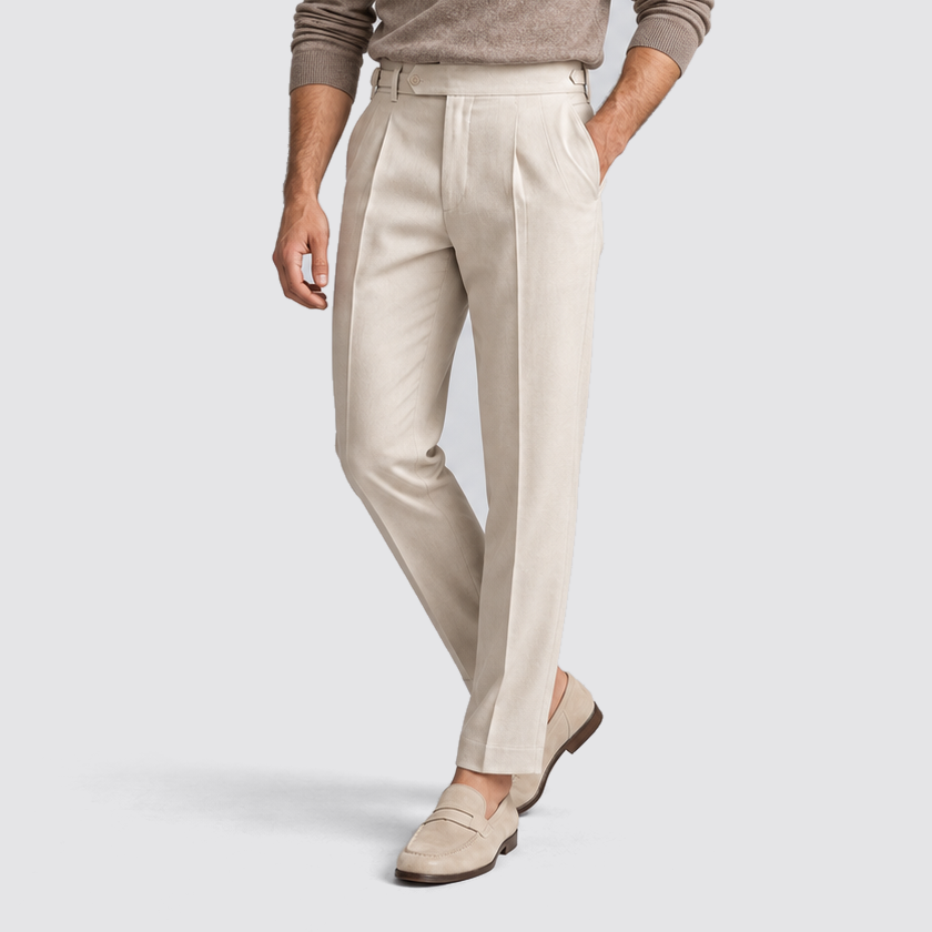 Montarello Men's Tailored Fit Trousers