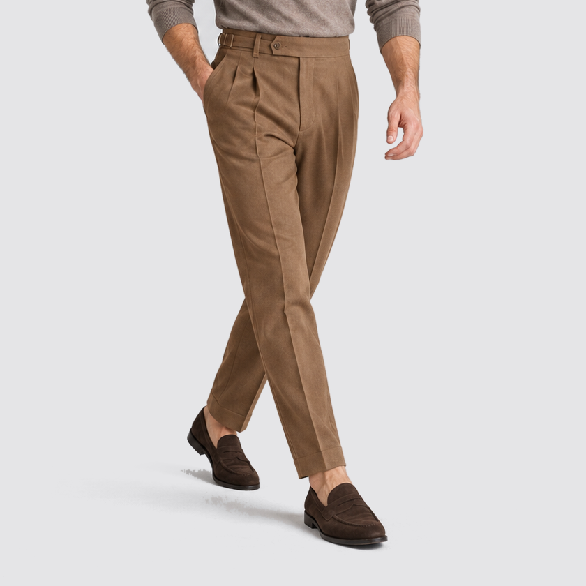 Montarello Men's Tailored Fit Trousers