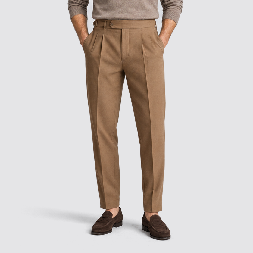 Montarello Men's Tailored Fit Trousers