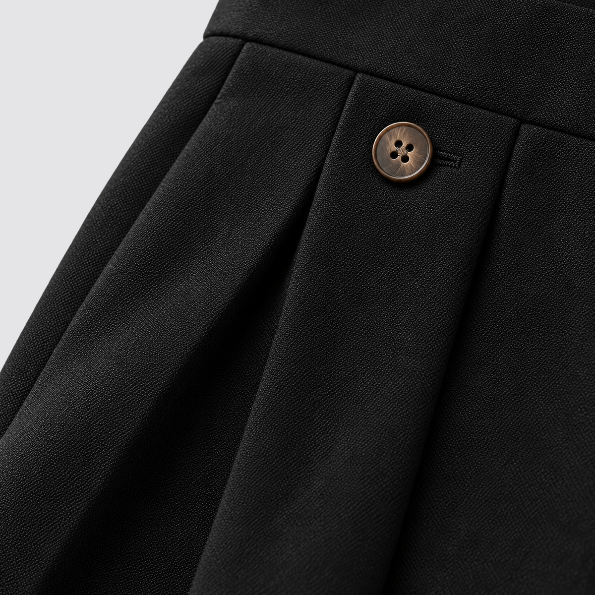 Montarello Men's Wide Leg Trousers with Front Pleats