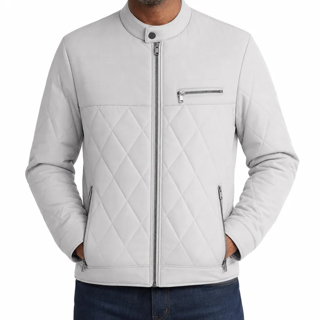 Morrow | Men's Quilted Leather Jacket
