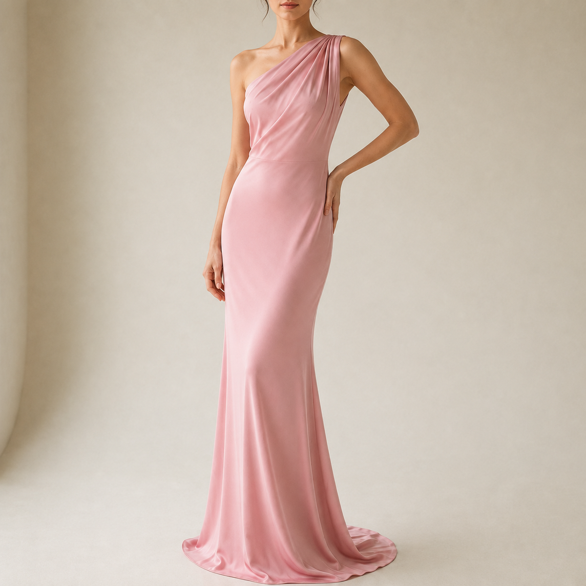 Bilbao One-Shoulder Mermaid Gown