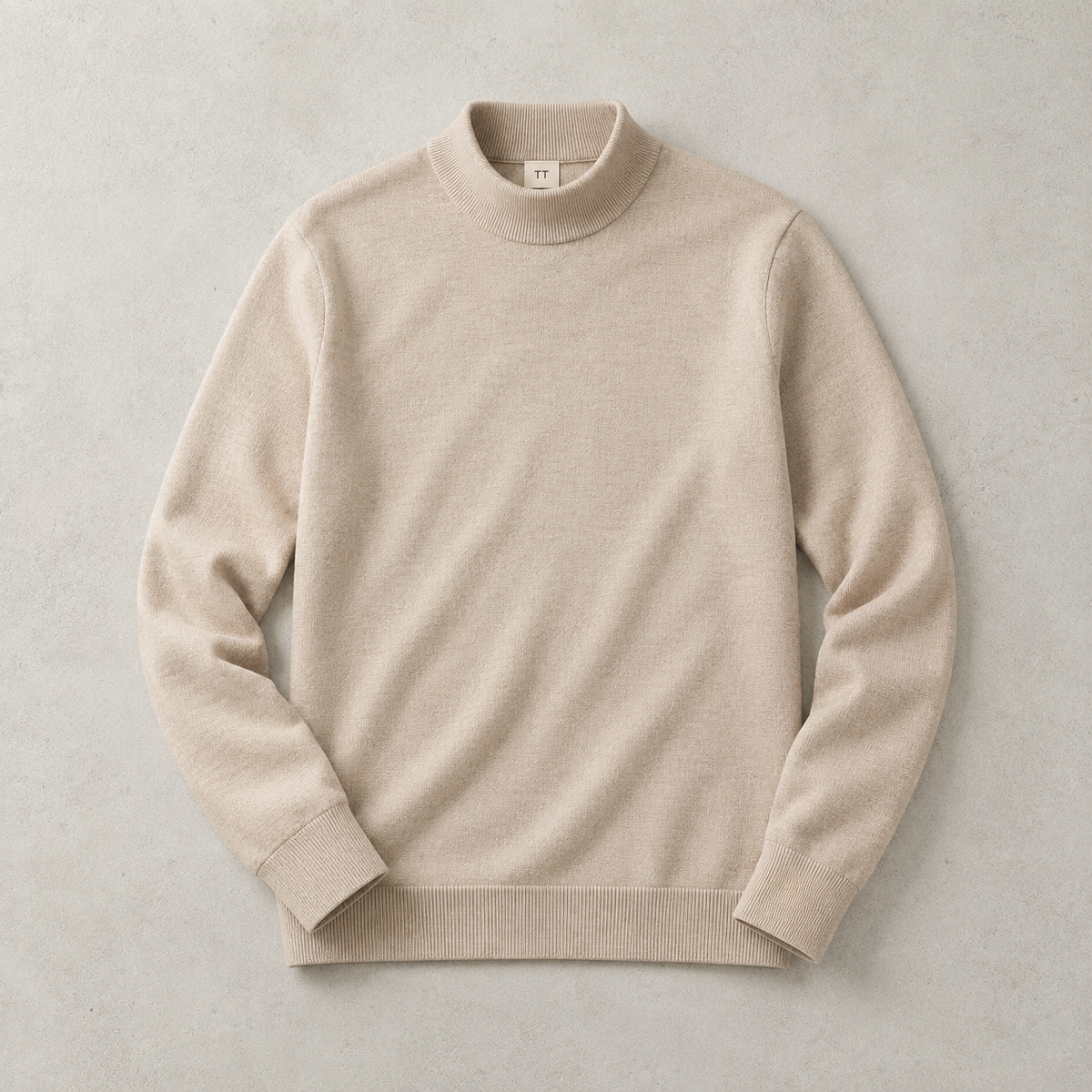 The Menton Mock Neck Knit Sweater