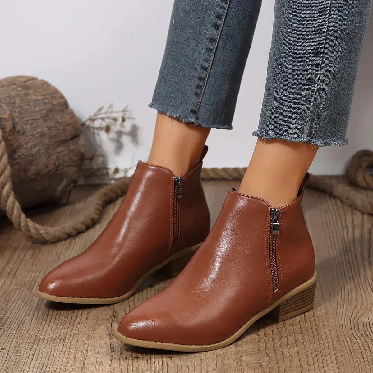 Orthopedic comfort ankle boots