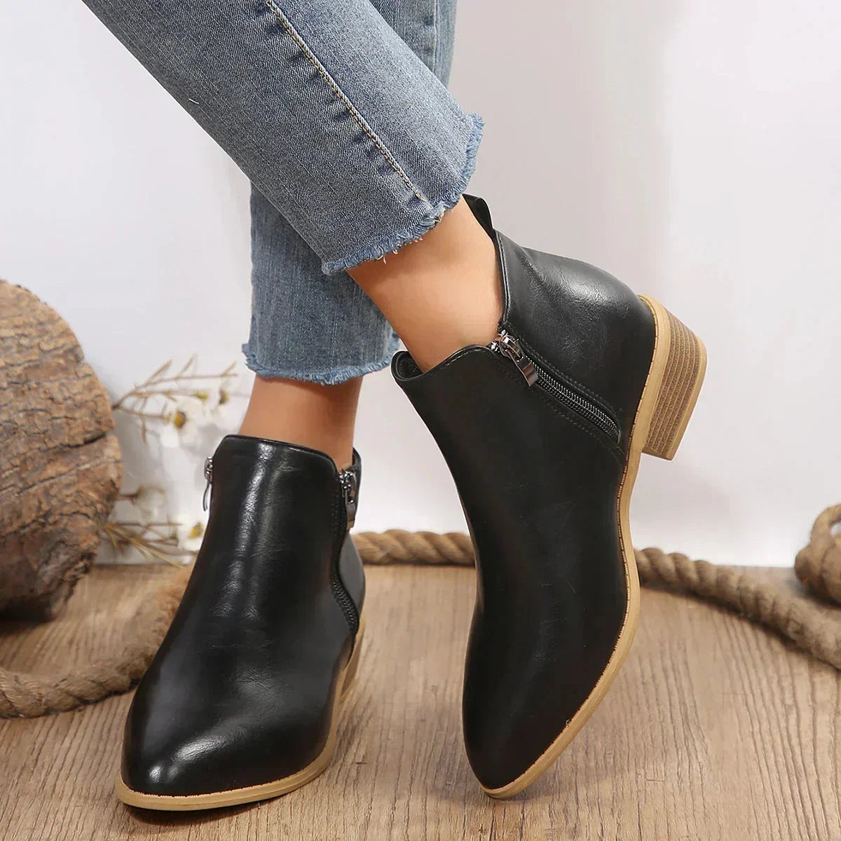 Orthopedic comfort ankle boots