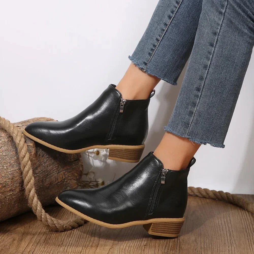 Orthopedic comfort ankle boots