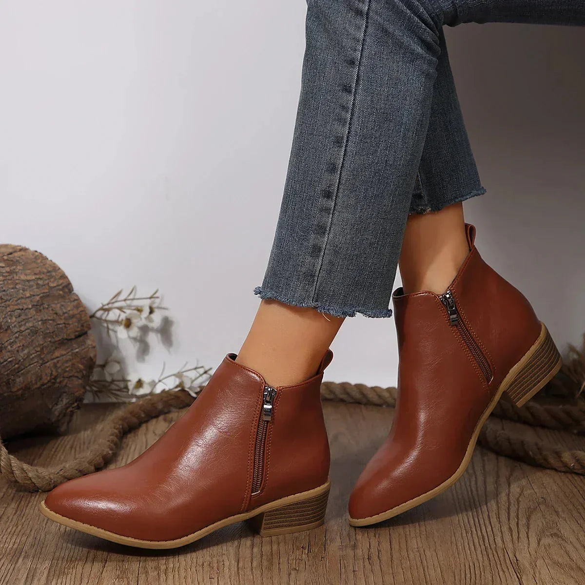 Orthopedic comfort ankle boots