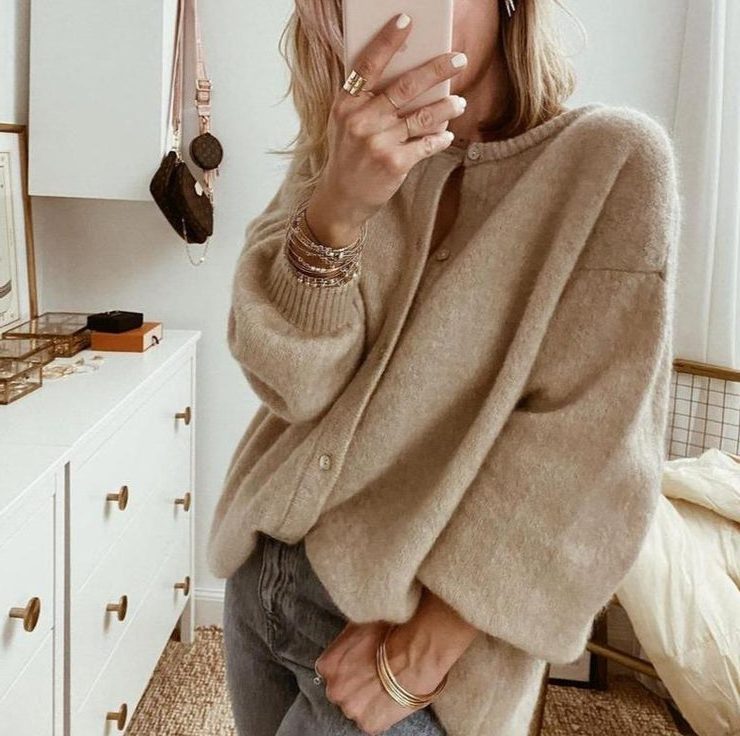 Paige | Oversized Cardigan with Long Sleeves for Women