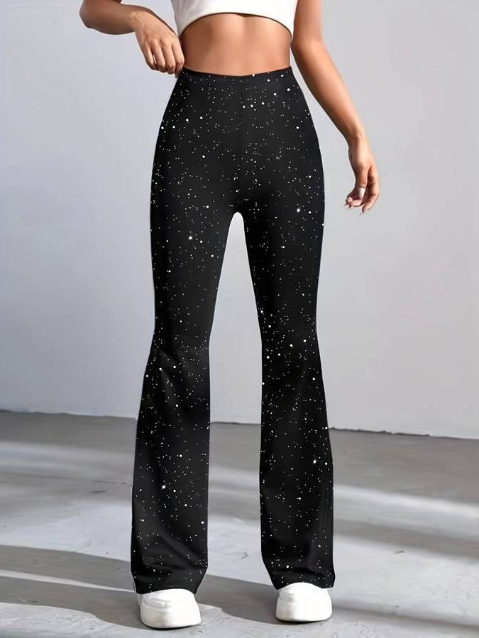 Pearl | Glitter Flared Pants for Women