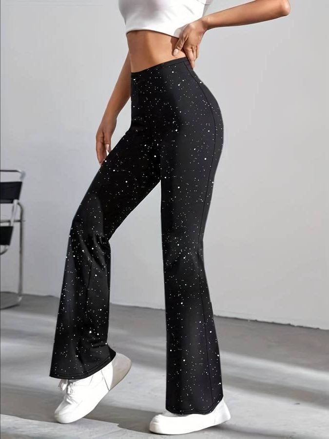 Pearl | Glitter Flared Pants for Women