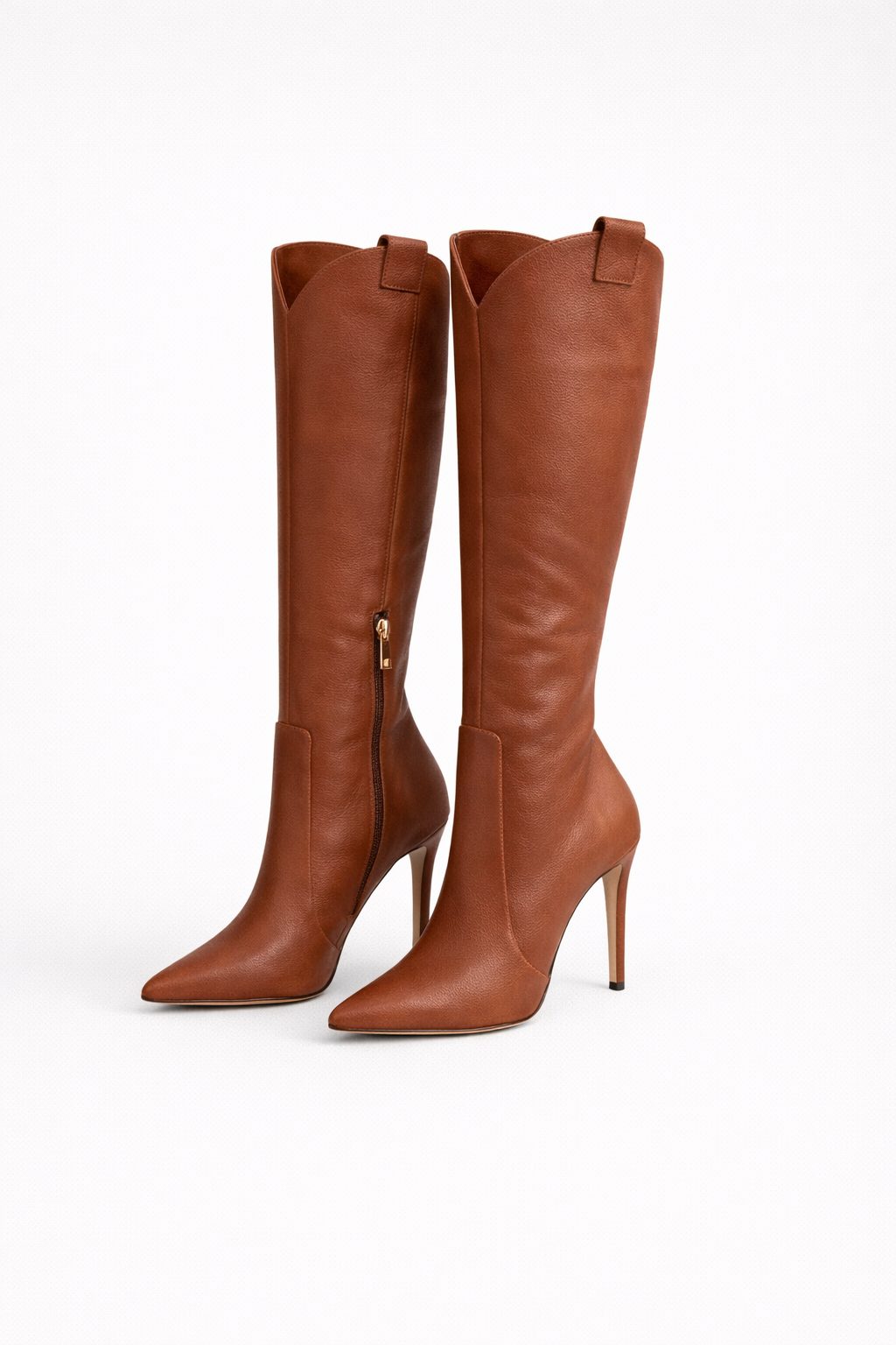 Edana | Suede Knee High Boots with Pointed Toe for Women