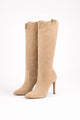 Beige Suede