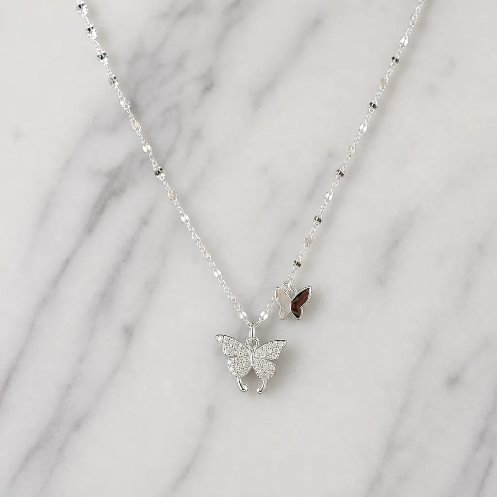 Portia | Women's Butterfly Pendant Necklace