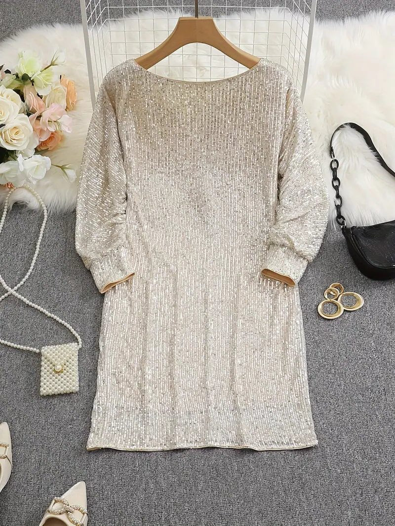 Primrose | Sequin Off-Shoulder Mini Dress for Women